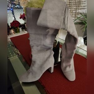 Something Navy light grey Suede boots